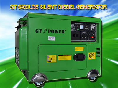 6 kw silent diesel generator pre heater, remote starter