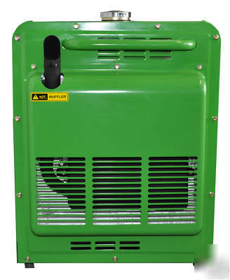 6 kw silent diesel generator pre heater, remote starter