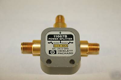Hp / agilent 11667B dc to 26.5GHZ power splitter