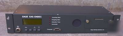 Sage endec eas encoder decoder model 1822 