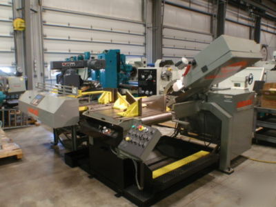 7566 marvel 2150A-PC60 cnc auto indexing bandsaw