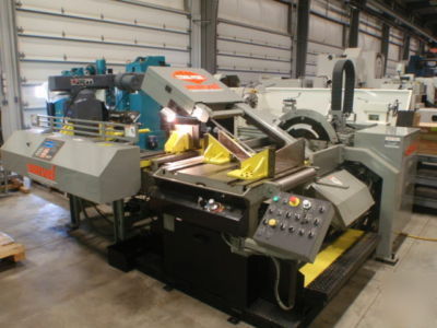 7566 marvel 2150A-PC60 cnc auto indexing bandsaw