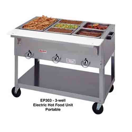 Duke EP305SW hot food table, 5 well, 72 3/8
