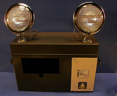 Industrial emergency lights big beam mfg. model 2TCL100