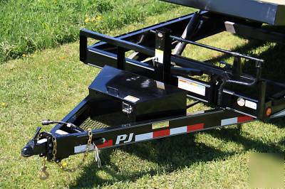 New 20' pj full pwr tilt heavy equipment trailer- 14K 