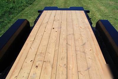 New 20' pj full pwr tilt heavy equipment trailer- 14K 