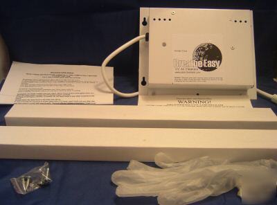 Uvc ultraviolet light dual uv lamp air cleaner 72 watt