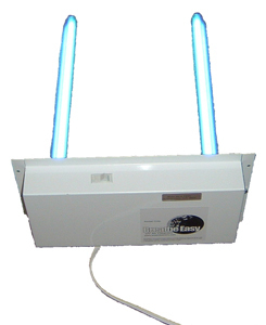 Uvc ultraviolet light dual uv lamp air cleaner 72 watt