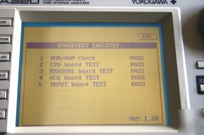 Yokogawa TA320 time interval analyzer ta-320