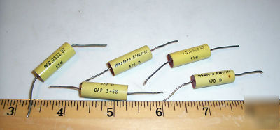 Vintage western electric capacitors 0.0562 uf