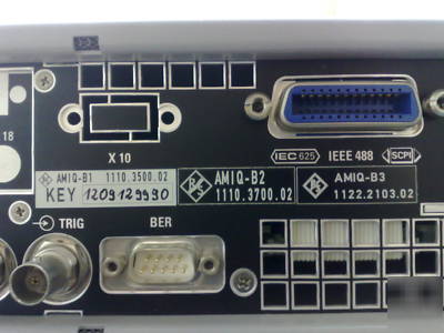 Rohde & schwarz amiq-01,02,03 modulation generator 