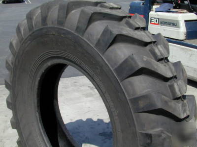 1400-24 12 ply grader tractor tire 1400X24, (2 tires)