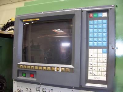 1990 mori seiki zl- 25 cnc twin turret turning center 