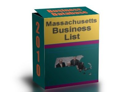 2010 massachusetts business list 285,000 records, ma