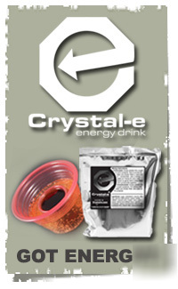 Crystal-e energy drink home bar club catering supply