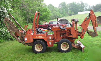 Ditch witch 4500DD tractor trencher plow backhoe diesel