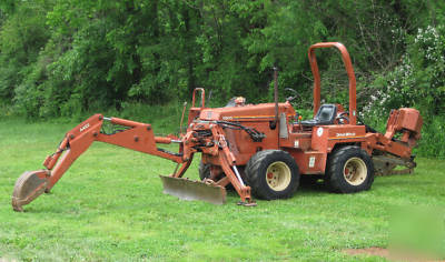 Ditch witch 4500DD tractor trencher plow backhoe diesel