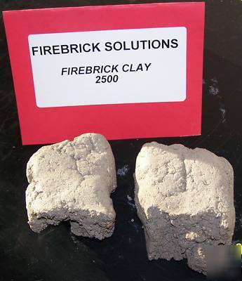 Firebrick refractory clay 2500 - 10# bag