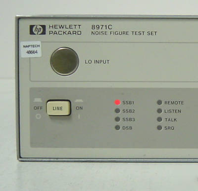 H p 8971C noise figure test set - 10 mhz to 26.5 ghz