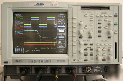 Lecroy 4 ch 1GHZ digital oscilloscope w/ probes, 8 gs/s