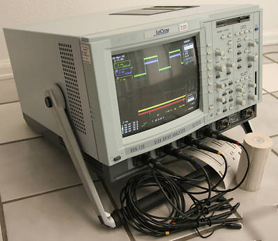 Lecroy 4 ch 1GHZ digital oscilloscope w/ probes, 8 gs/s