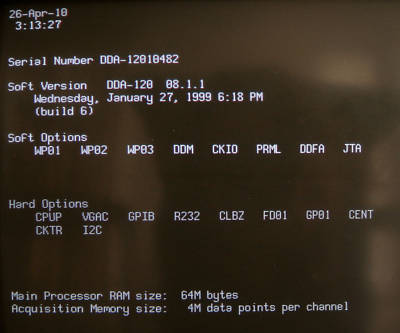 Lecroy 4 ch 1GHZ digital oscilloscope w/ probes, 8 gs/s