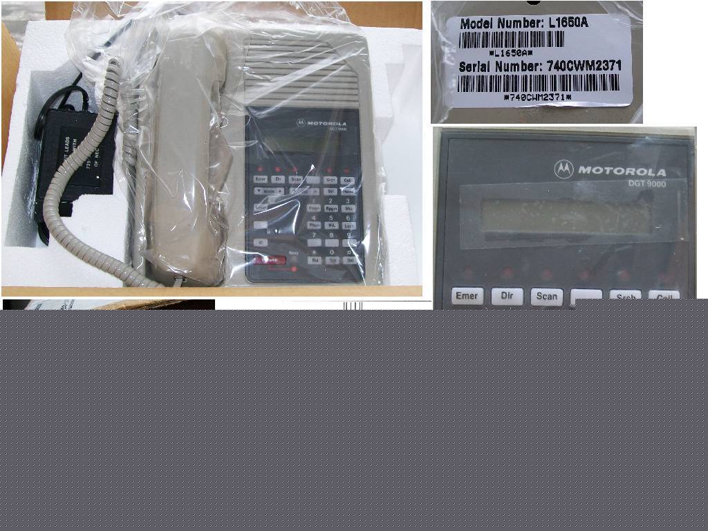 Motorola DGT9000 remote deskset - unused in factory box