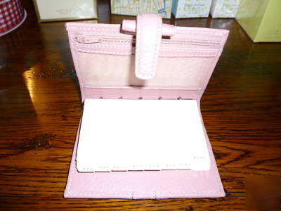 New filofax finchley mini leather organizer rose 