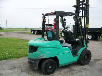 2006 mitsubishi FD30 diesel 5,800 lb forklift