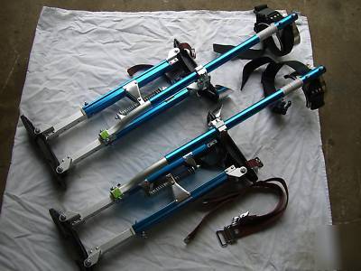 Drywall stilts paint stilt aluminum 18 - 30 inch blue