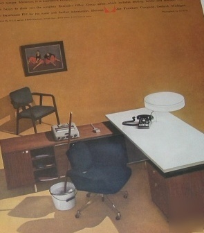 Herman miller furniture george nelson eames -7 1957 ads