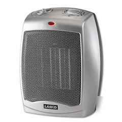 Lasko ceramic 1500W heater with adjustable thermostat