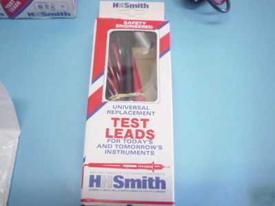New pomona pin tip banana plug hh smith test leads lot 