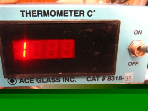Ace glass 8318-35 type j temperature monitoring system