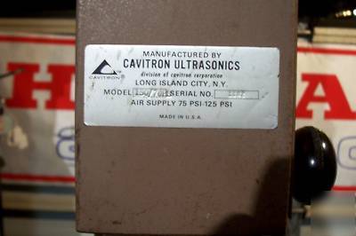 Cavitron ultrasonic plastic welding system no 