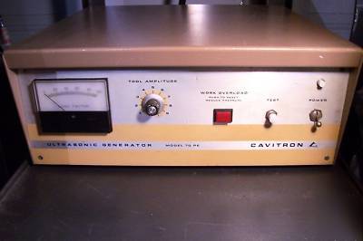 Cavitron ultrasonic plastic welding system no 
