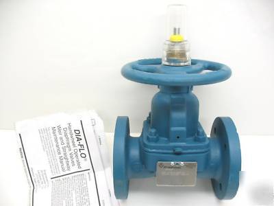 Itt dia-flo diaphragm valve polypropylene lined, 1-1/4