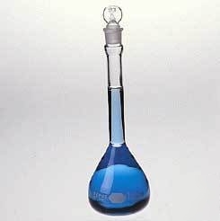 Kimble/kontes kimax volumetric flasks with: 28015 2000