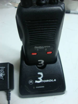 Motorola SP50 vhf 10 ch radio P93YQT20G2AA 5WATT # 3