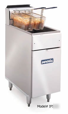 New imperial 40 lb gas fryer 