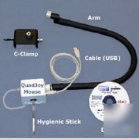 Quadjoy mouth operated joystick