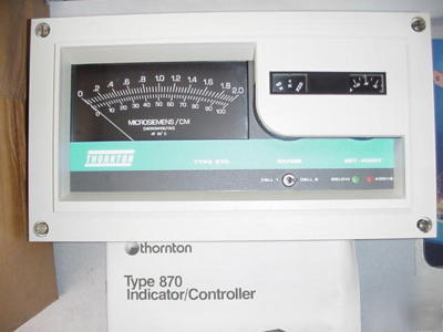 Thornton w 870 a indicator controller microsiemens/cm 