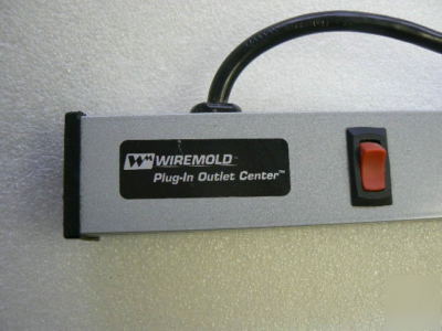 Wiremold outlet strip, 16 outlets 6' cord, 15A 48