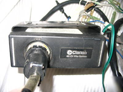 Vintage clarion cb ham shortwave amateur car radio mic