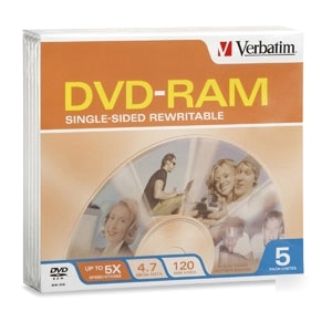 Verbatim 95373 -dvd-ram 4.7GB 5X 