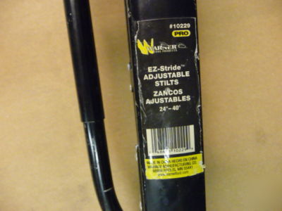 Warner tool ez-stride adjustable stilt pair 24