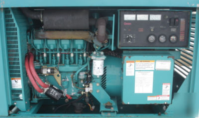 20KW onan diesel generator - enclosed w/ tank