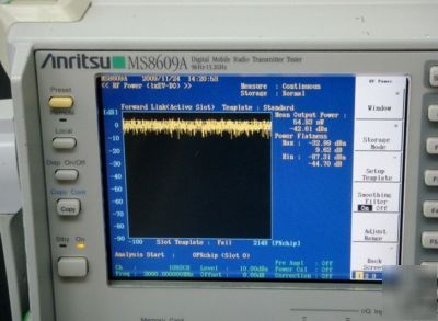 Anritsu MS8609A rubidium 13.2GHZDIGITALSPECTRUMANALYZER
