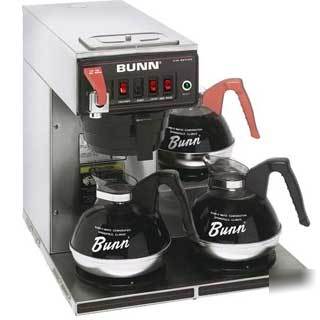 Bunn-o-matic CWTF15-3-0212 12 cup coffee brewer, 3 lowe