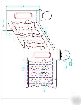 Concrete baluster railing 13 piece commercial mold set